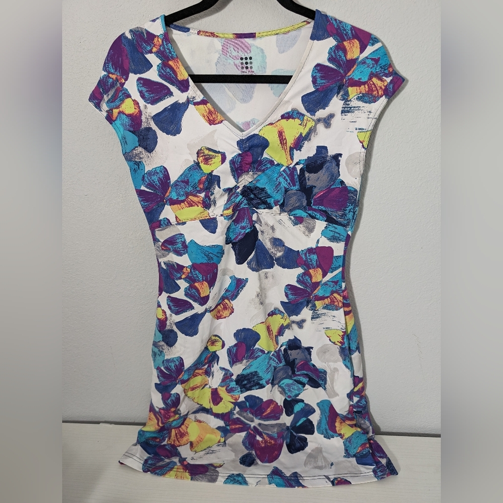 Title Nine Diamalete floral hiking dress sz Sm
